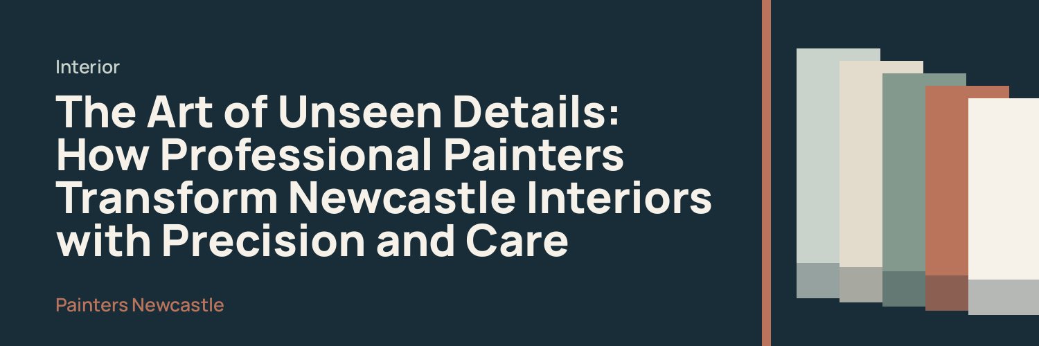 The Art of Unseen Details: How Professional Painters Transform Newcastle Interiors with Precision and Care